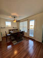 Light and bright dining area!