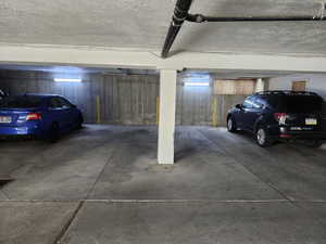 Two parking spots in the garage that have an entrance to your unit