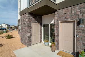 View of entrance to property