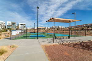 View of Pickleball