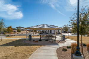 View of community with a lawn