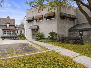 View of front of property and front parking lot.