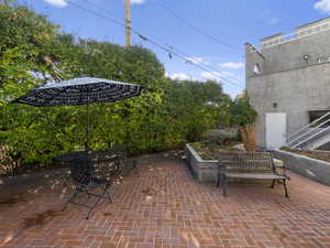 View of patio