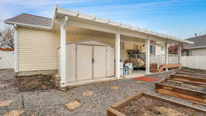 View of outbuilding