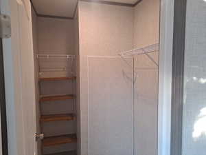 View of spacious closet