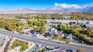 Bird's eye view featuring a mountain view