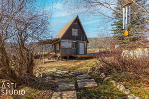 View of rear view of house