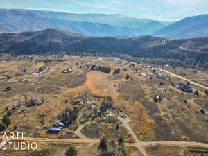 Property view of mountains featuring a rural view