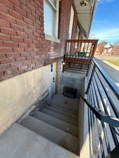 East Unit Basement Enterance