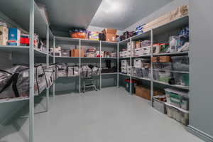 View of storage area