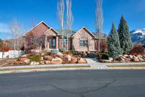 View of property featuring a mountain view