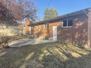 Back of house featuring a patio area