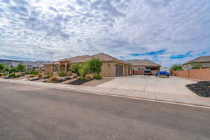 Ranch-style house with a garage