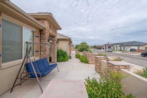 View of patio