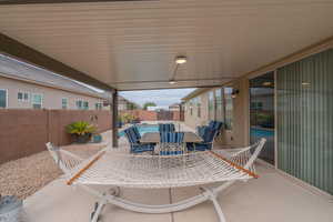 View of patio