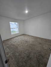 Empty room with carpet