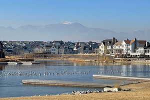 Water view featuring a mountain view