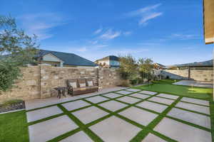 View of patio / terrace with an outdoor hangout area