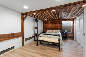 Bedroom featuring light hardwood / wood-style flooring