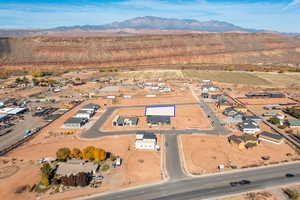 Bird's eye view featuring a mountain view