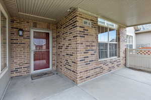 View of entrance to property