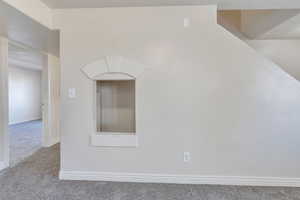 Fun play space under stairs