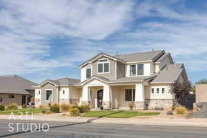 View of craftsman-style home