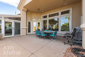 View of patio