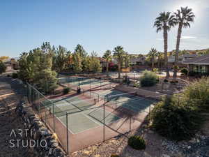 Pickleball Court at clubhouse