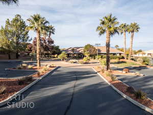 Entrance to clubhouse