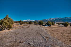 Mountain view featuring a rural view