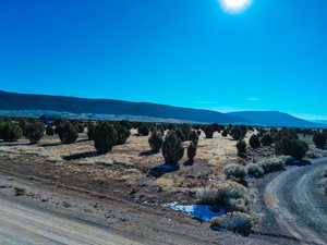 Mountain view with a rural view