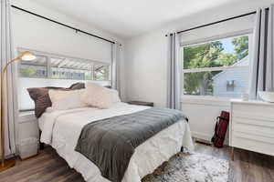 Second Bedroom with two large windows