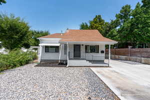 View of bungalow-style home