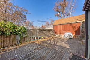 View of deck