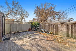 View of deck