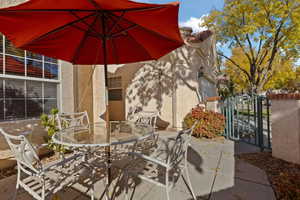 View of patio