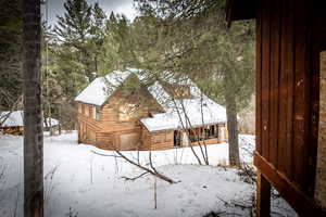 View of snowy exterior