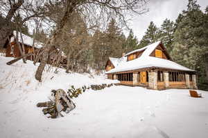 View of snowy exterior