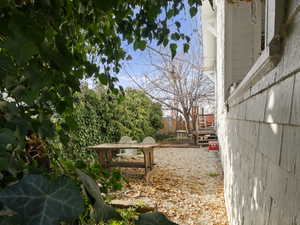 View of side yard