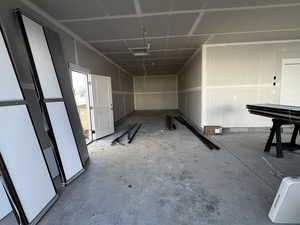 Misc room with concrete flooring