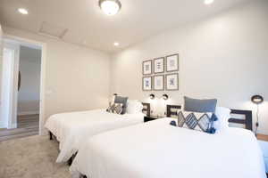 Bedroom featuring light hardwood / wood-style flooring