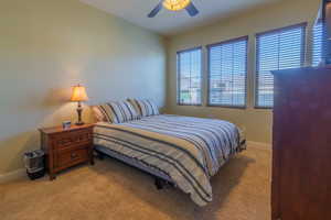 Primary bedroom with double side dressers