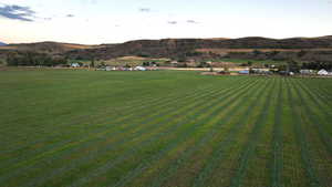 Mountain view featuring a rural view