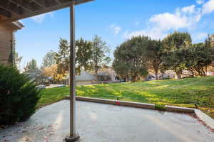 View of patio