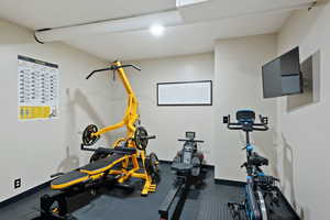 View of exercise room