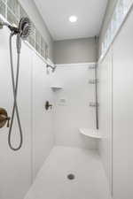 Bathroom with walk in shower