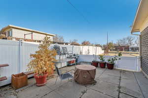 View of patio