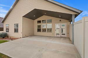 View of rear view of house