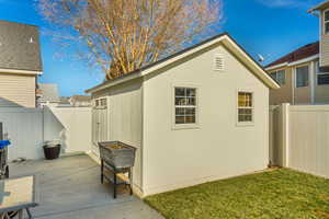 View of outbuilding